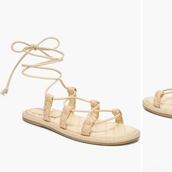 SAM EDELMAN Women's Zariah Round Toe Lace-Up Gladiator Sandals - Picture 6 of 6